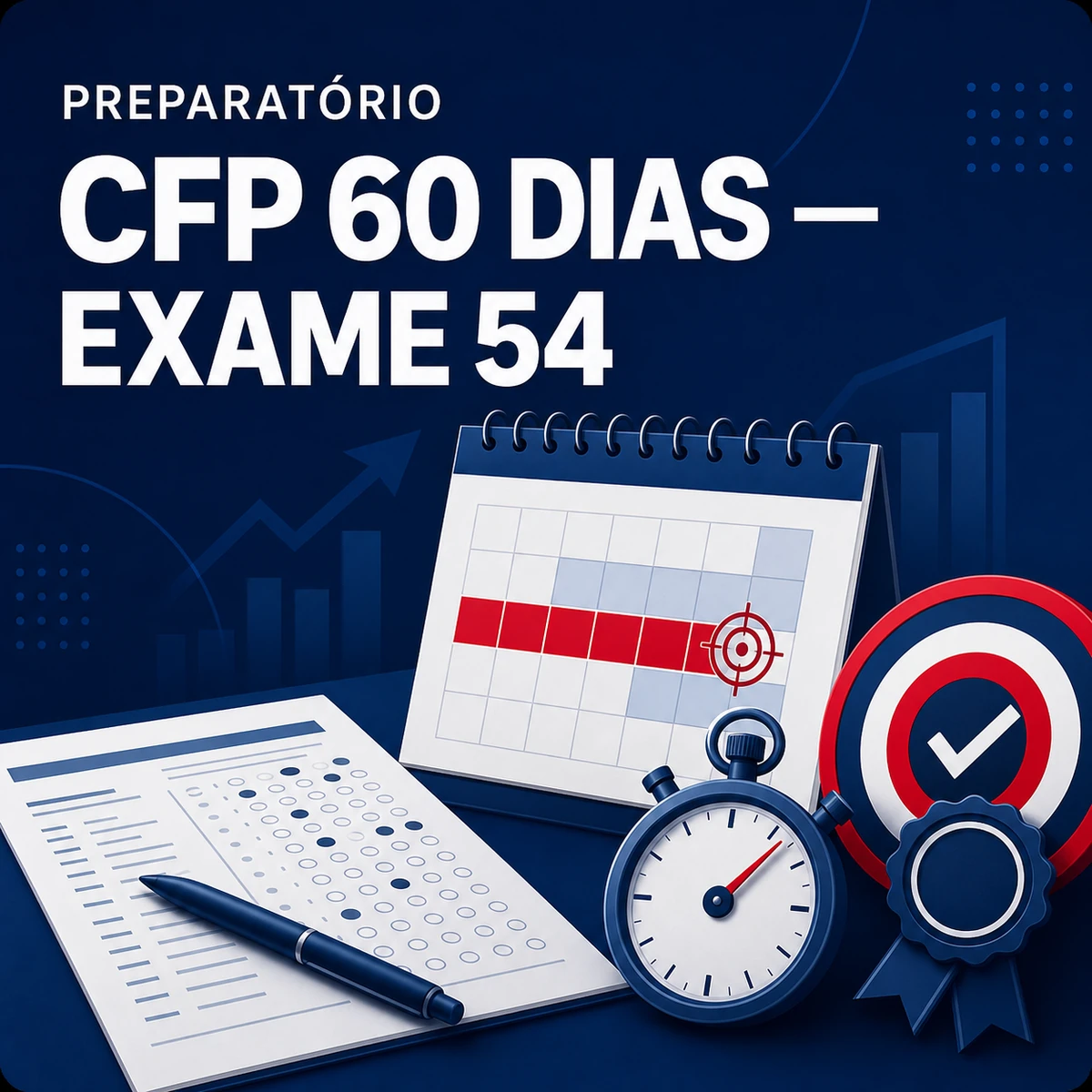 Card completo do curso CFP 60 Dias — Exame 54