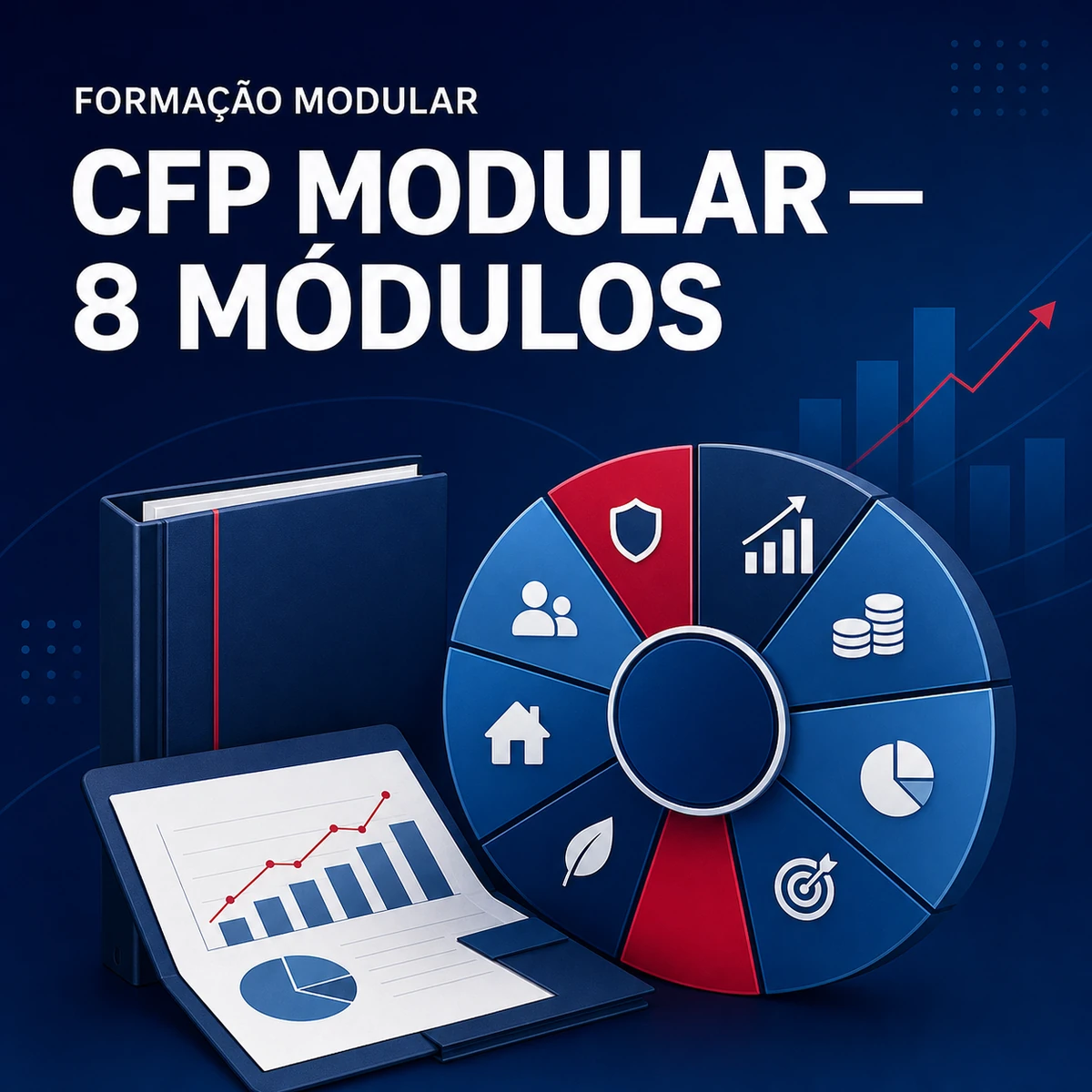 Card completo do curso CFP Modular — 8 Módulos