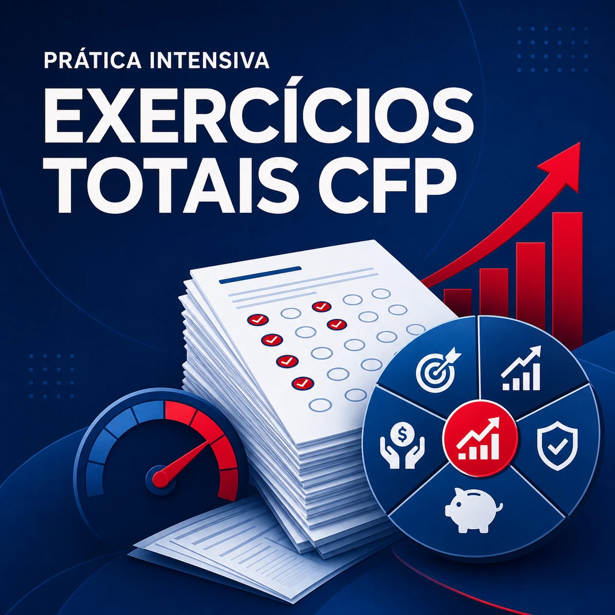 Card completo do curso Exercícios Totais CFP