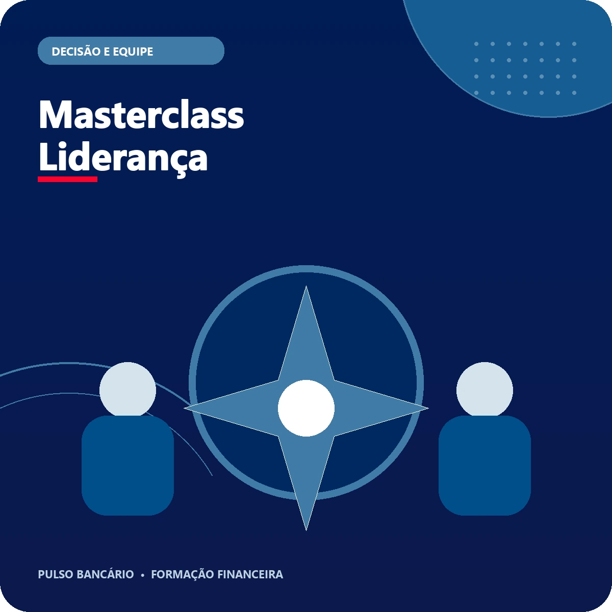 Arte editorial do curso Masterclass Liderança