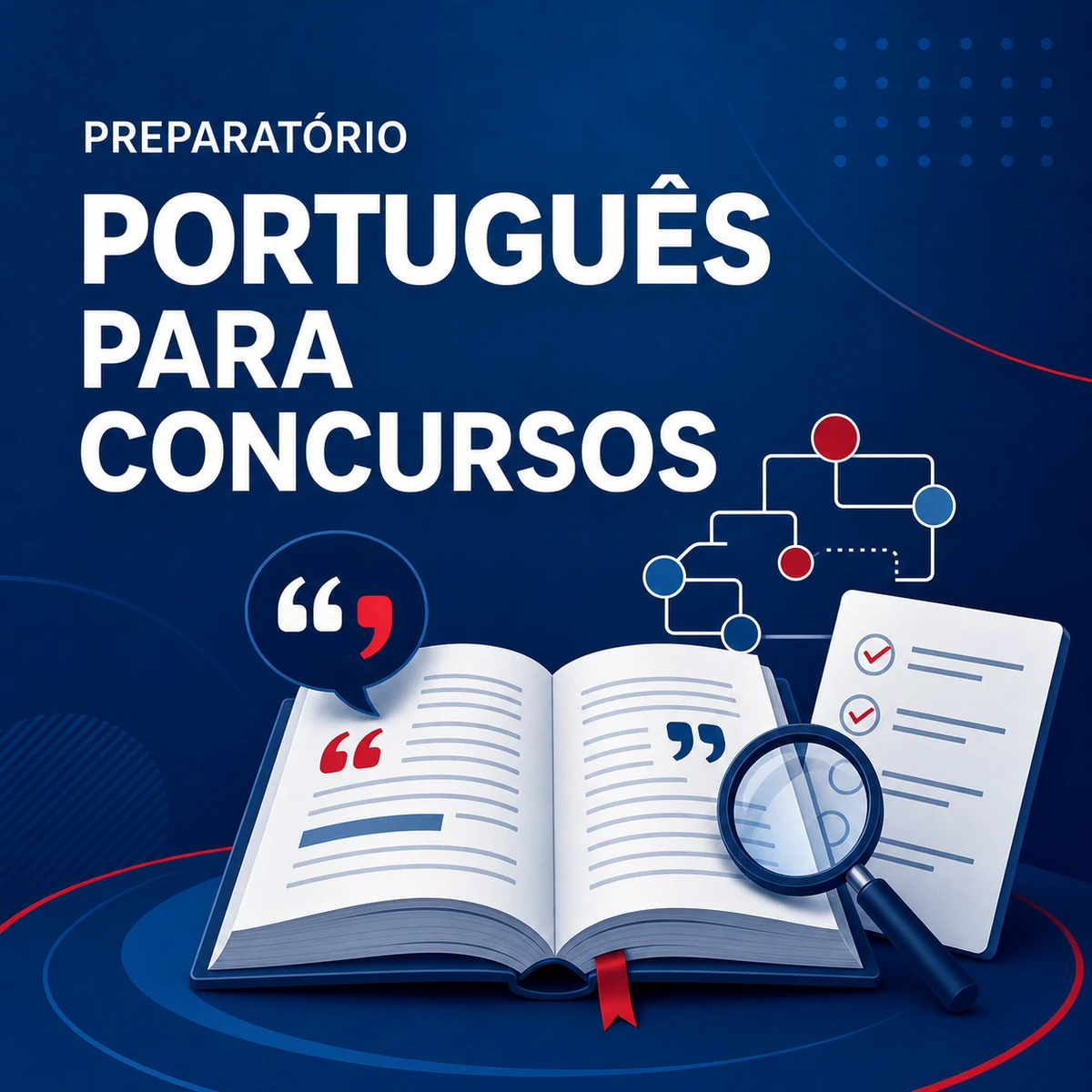 Card completo do curso Português para Concursos